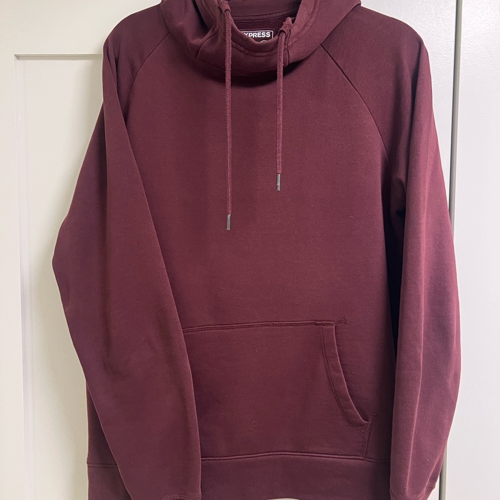 Express Maroon Hoodie